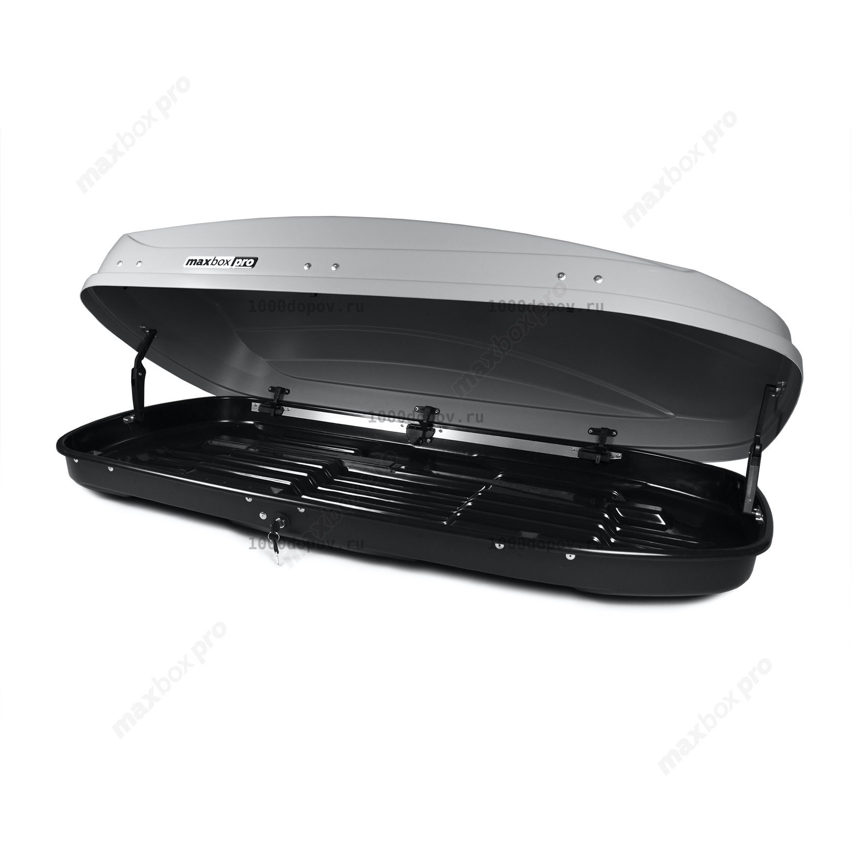 Автобокс MaxBox PRO 460 (средний) карбон серый — рисунок 23