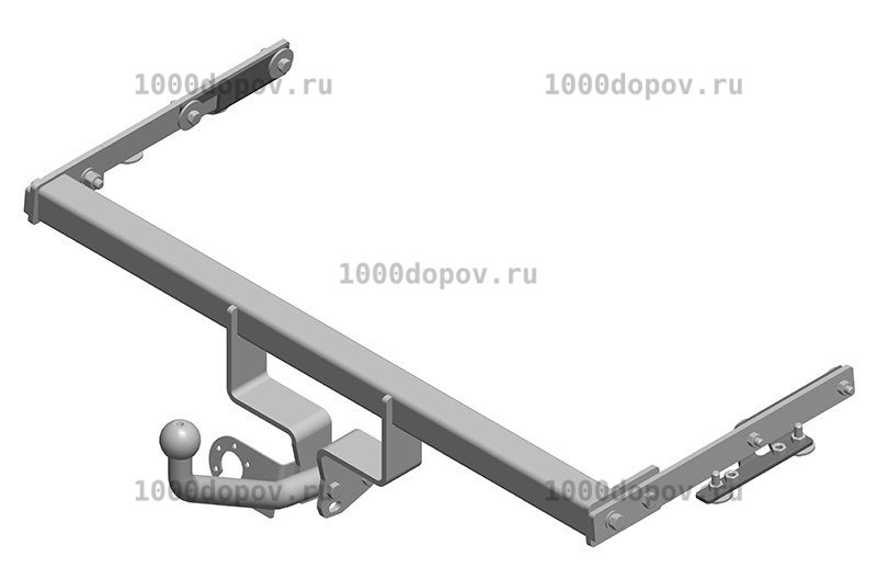 Фаркоп Avtos NS 23 Nissan Tiida (седан, hb) 2007-н.в. — рисунок 6