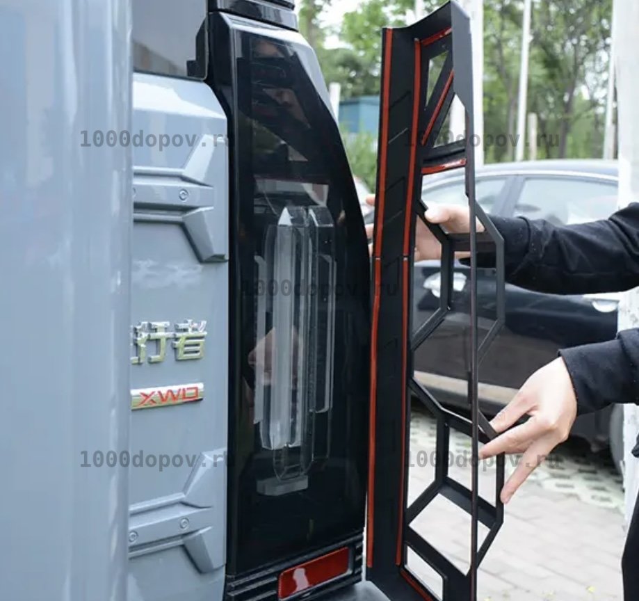 Накладки на задние фонари для Jetour T2 2023-н.в. — рисунок 4