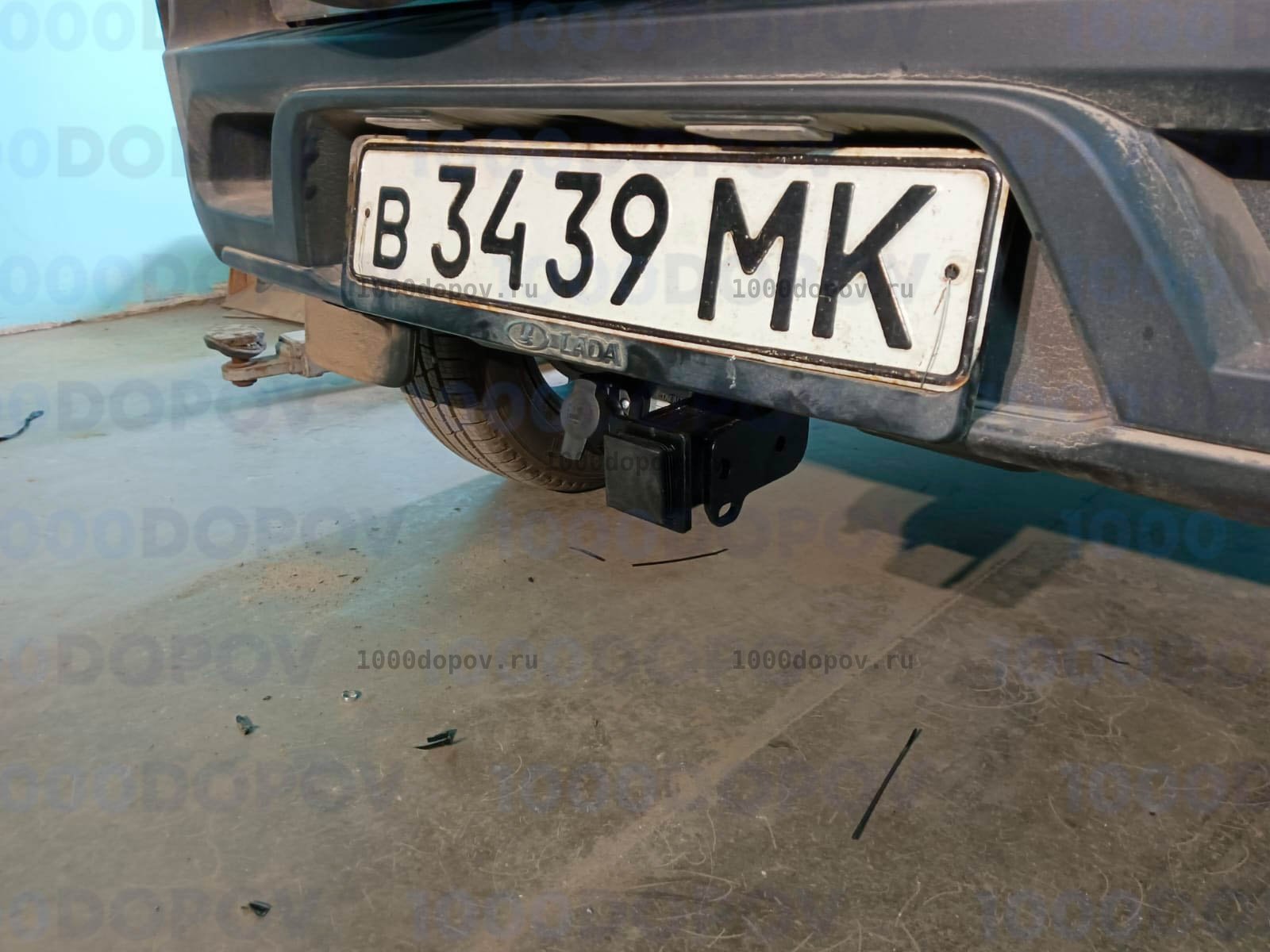 Фаркоп Leader Plus T-VAZ-18E Chevrolet Niva, в т.ч. с ГБО 1999-2020 — рисунок 3