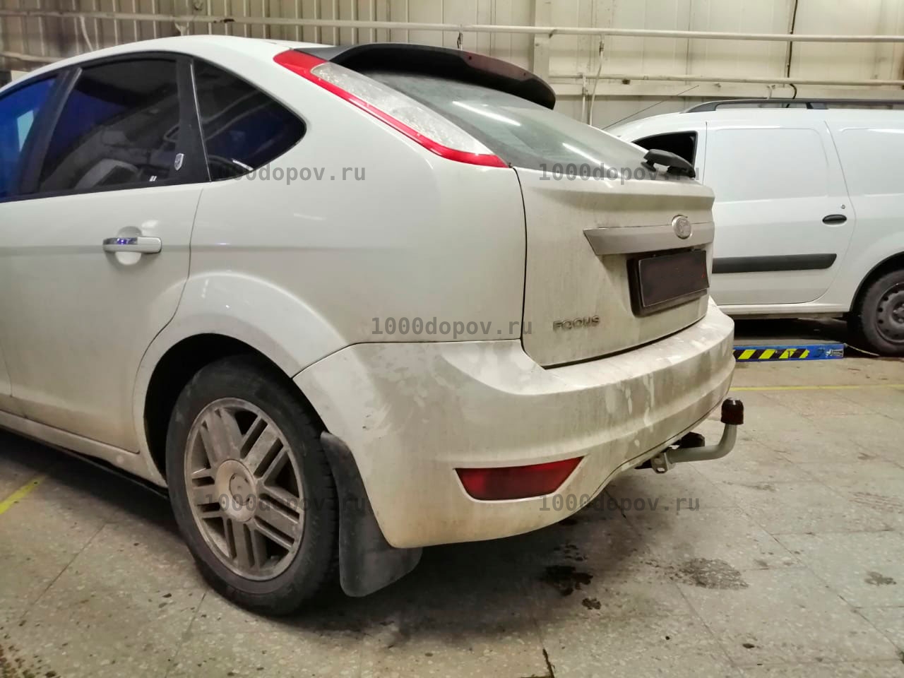 Фаркоп Motodor 90707-A Ford Focus 2, 3 hb  2004-н.в. (оцинк. шар) — рисунок 1