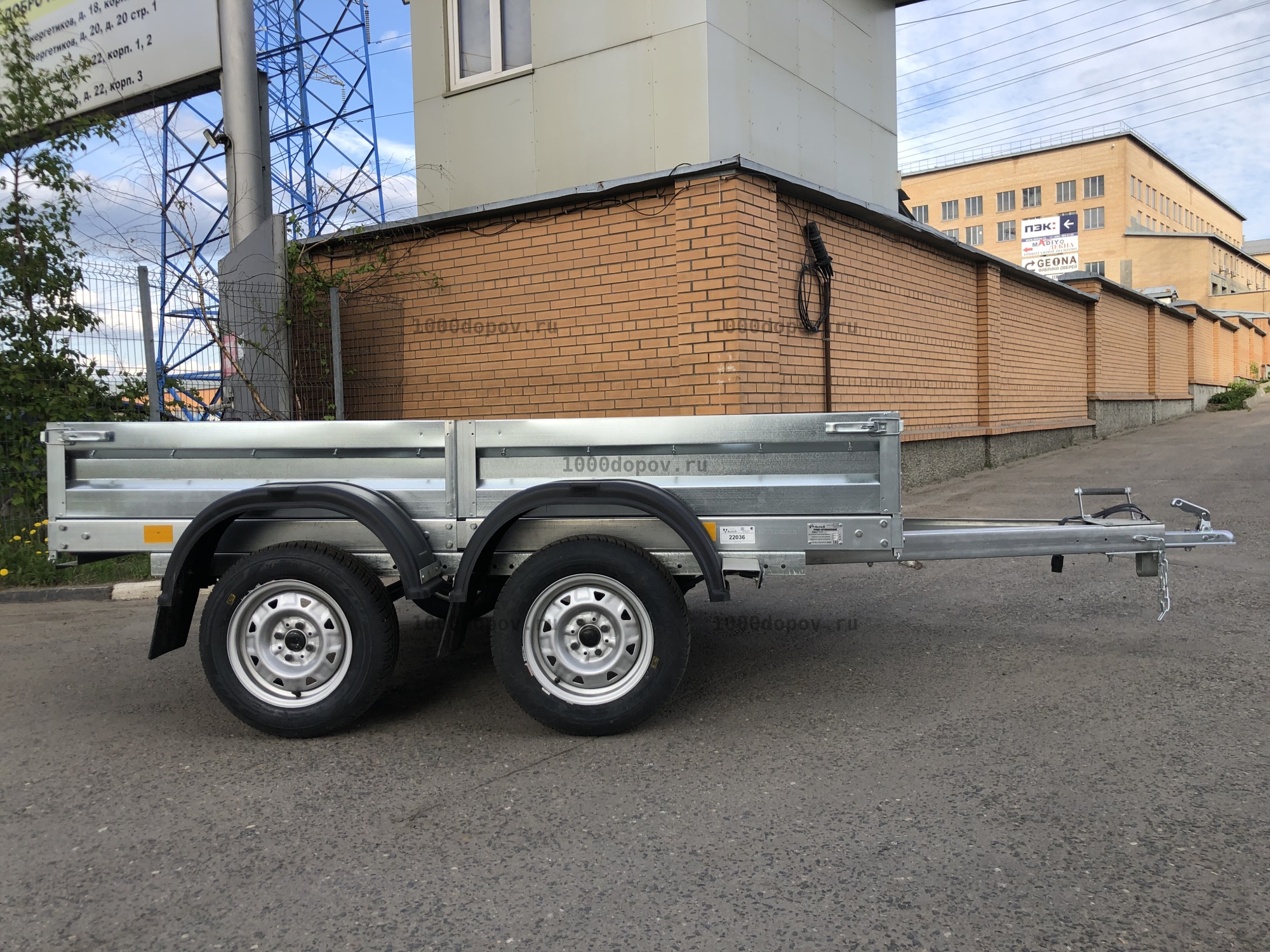 Прицеп Avtos A25P2B рессора AL-KO — рисунок 1