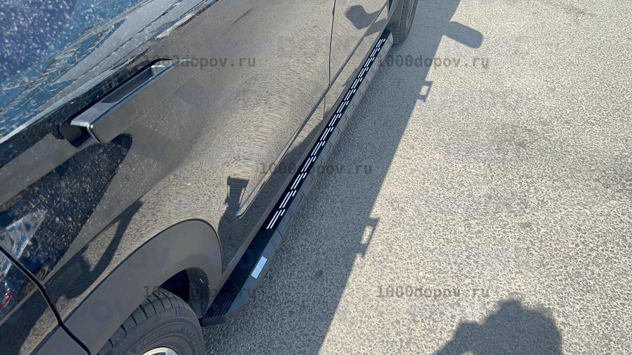 Пороги подножки на JAECOO J7 2023-н.в. белый — рисунок 8
