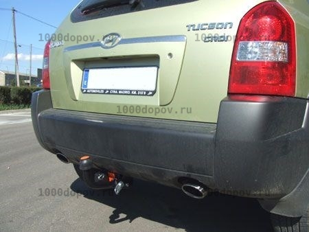 Фаркоп Leader Plus H204-A Kia Sportage (JE) 2005-2010 — рисунок 9