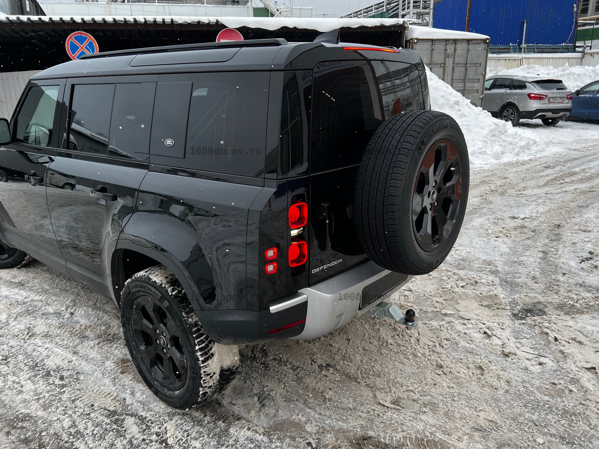 Фаркоп Motodor 93202-E Land Rover Defender 2020-н.в. полностью оцинк. (хром. шар) — рисунок 1