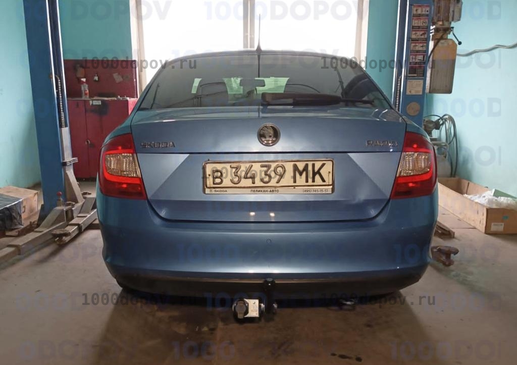Фаркоп Leader Plus V125-A Skoda Rapid (NH) 2012-н.в. — рисунок 3