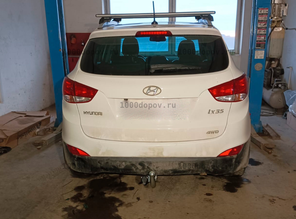 Фаркоп GALIA H083A KIA Sportage, Hyundai IX35 2010-2015 (оцинк.) — рисунок 3