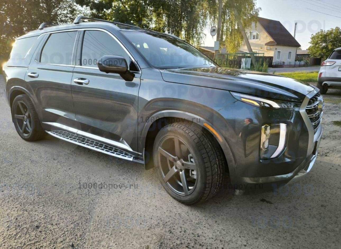 Пороги подножки на Hyundai Palisade 2018-2025 — рисунок 10