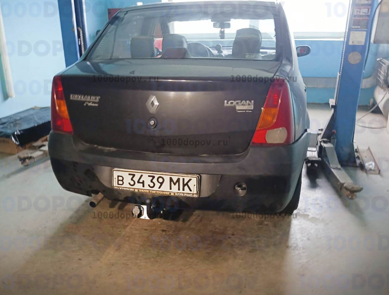 Фаркоп Avtos RN 15 Renault Logan 1 2004-2014 — рисунок 11
