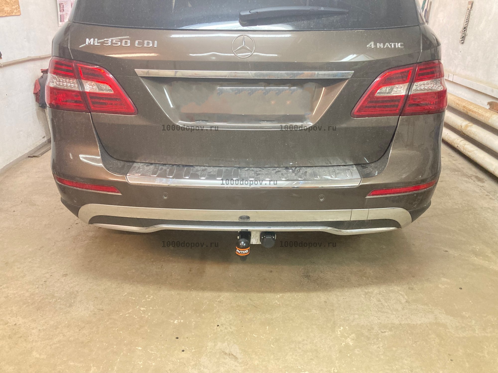 Фаркоп Avtos MB 07 Mercedes GL (x164) 2005 - 2012, GL (x166) 2012 - 2016 — рисунок 16