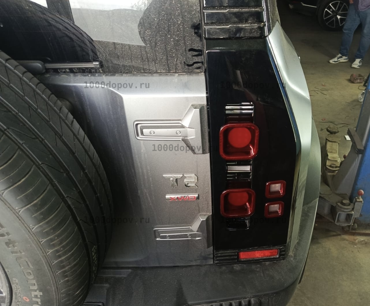 Задние фонари на Jetour T2 2023-н.в в стиле Defender — рисунок 16