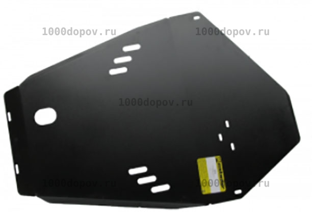 Защита Motodor 12512 Toyota Land Cruiser 100 1998-2007 (Картер, Кпп, Перед. дифф., Разд. коробки) — рисунок 3