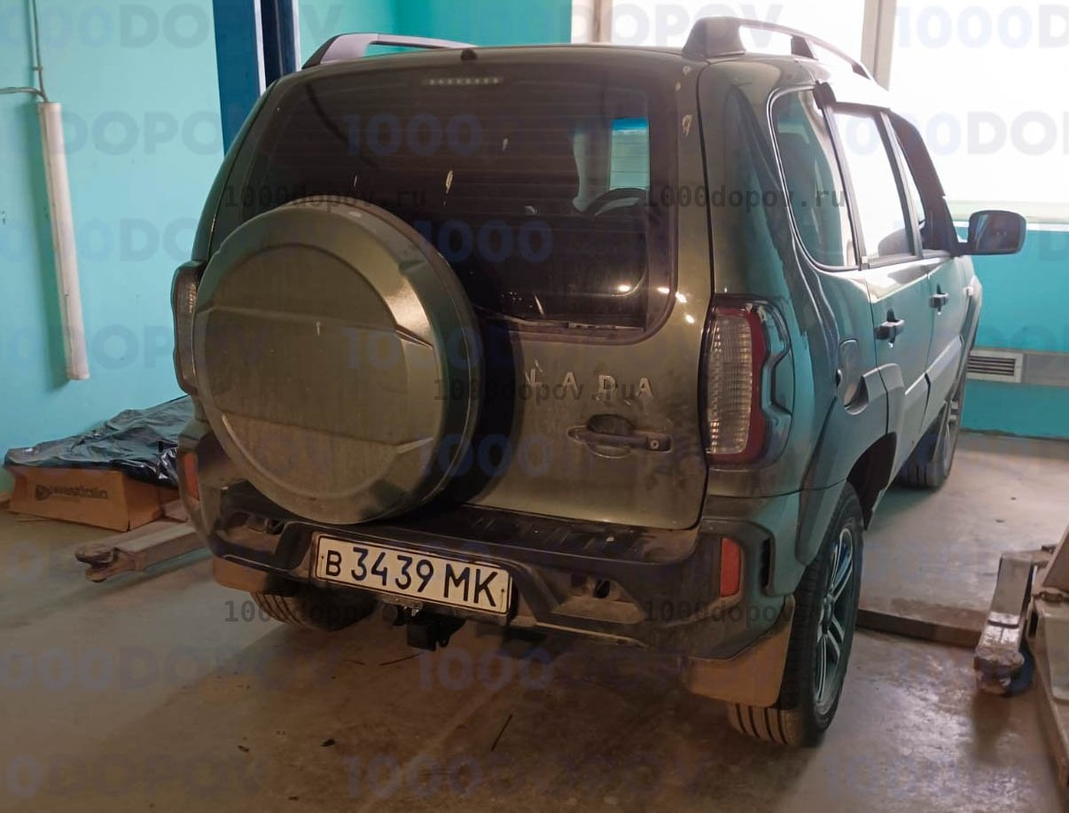 Фаркоп Leader Plus T-VAZ-18E LADA Niva Travel 2021-н.в. — рисунок 8