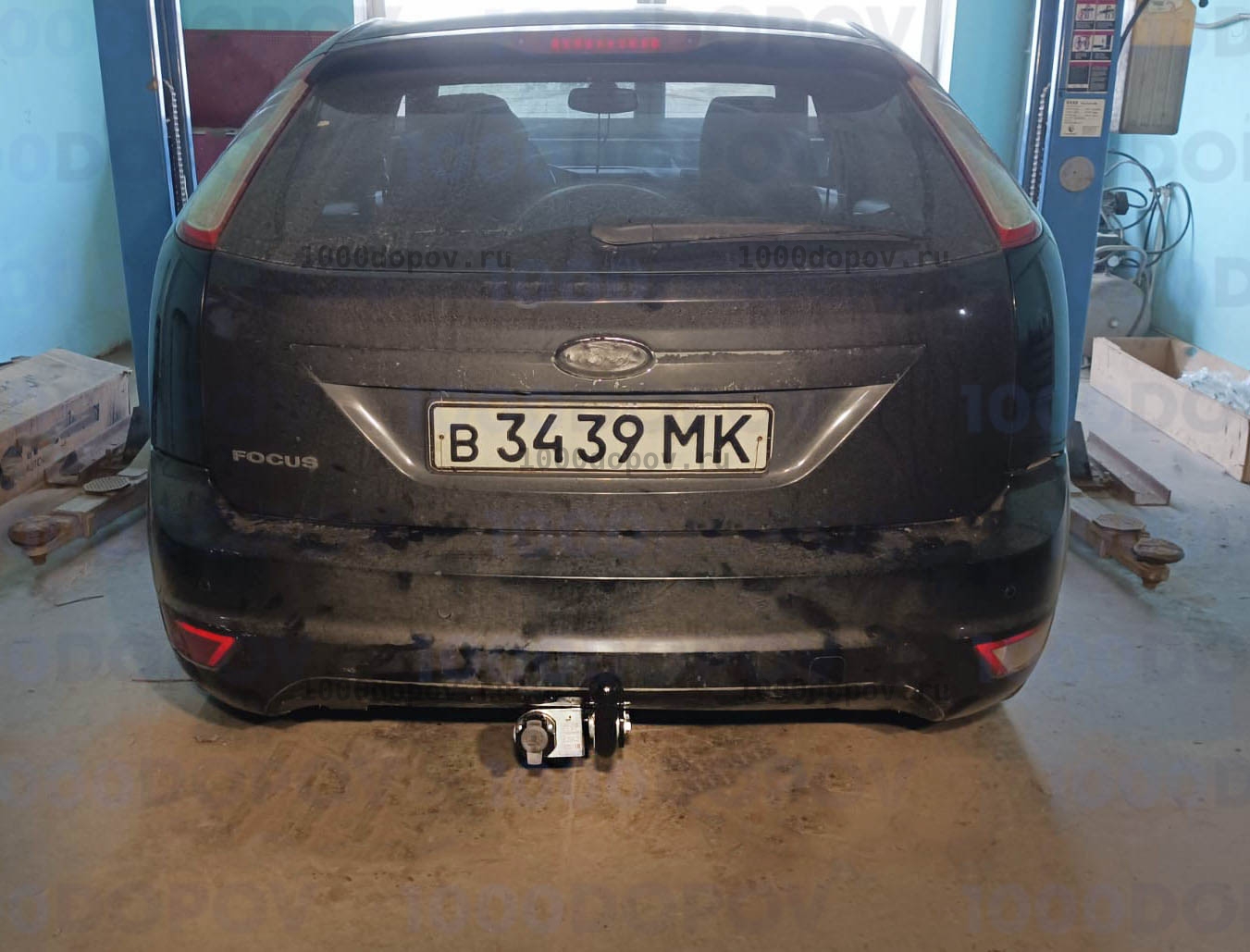 Фаркоп Leader Plus F101-A Ford Focus 2, 3 hb (DA3/DYB) 2004-н.в. — рисунок 3