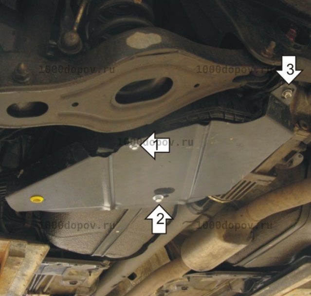 Защита Motodor 01615 Peugeot 4007 2007-2012 (Топл.фильтр) — рисунок 3