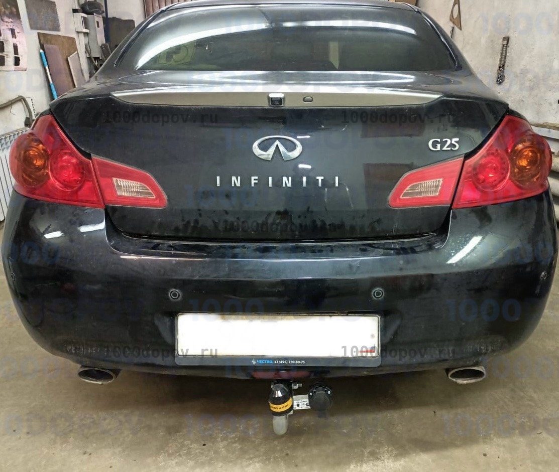Фаркоп Motodor 98001-A Infiniti G25/35/37 2006-2014 (оцинк. Шар) — рисунок 5
