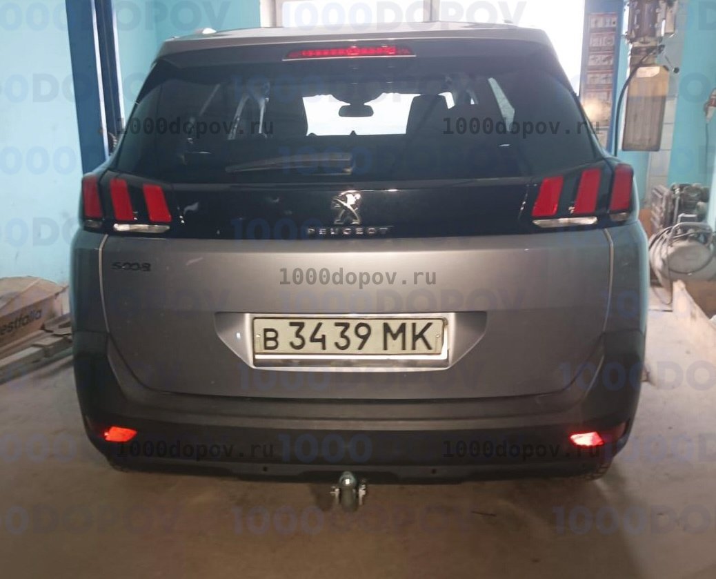 Фаркоп Galia P047A на Peugeot 5008 2017-н.в. (оцинк.) — рисунок 6