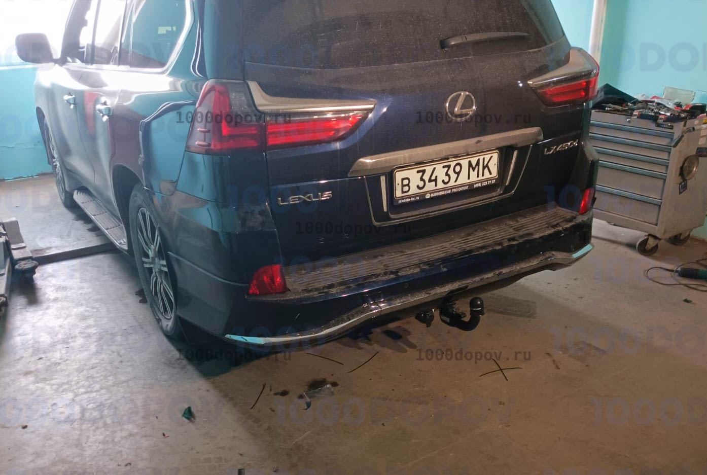 Фаркоп Steinhof T-172 Lexus LX 570 2007-н.в. (быстросъемный) — рисунок 7