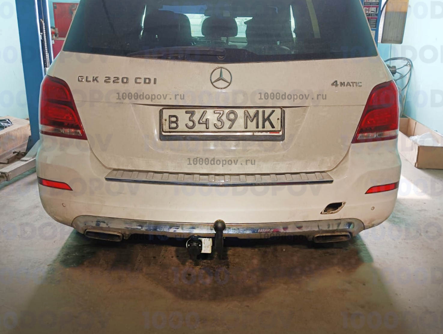 Фаркоп Avtos MB 08 Mercedes GLK-Class X204 2008-2015 — рисунок 2