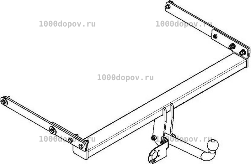 Фаркоп Avtos FD 22 Ford Kuga 2008-2013 — рисунок 1