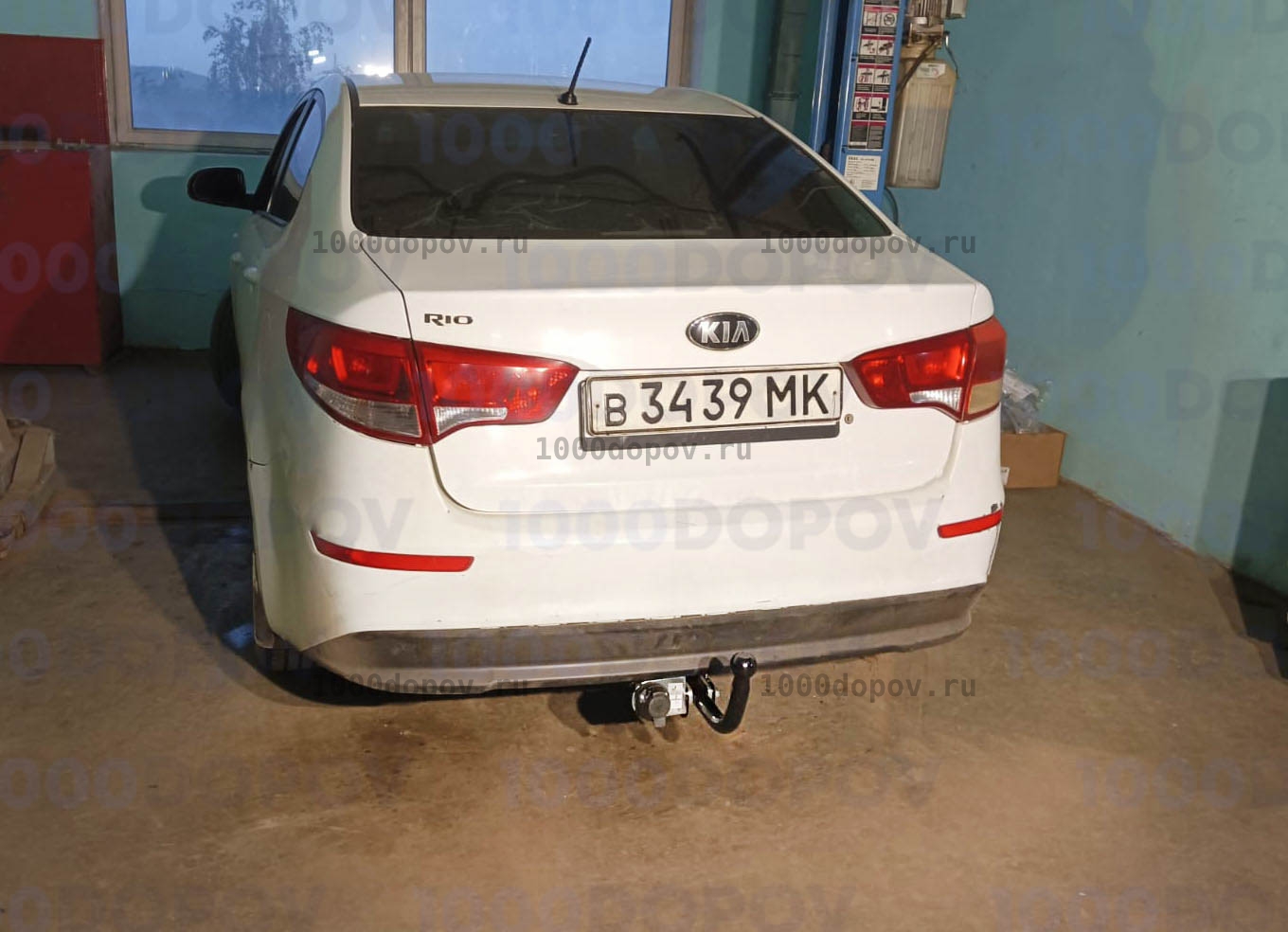 Фаркоп Leader Plus H219-A Kia Rio 3 седан, hb 2011-2017 — рисунок 7