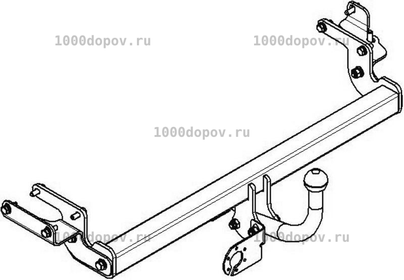 Фаркоп Avtos MI 22 Mitsubishi Lancer 9 2003-2007 — рисунок 6