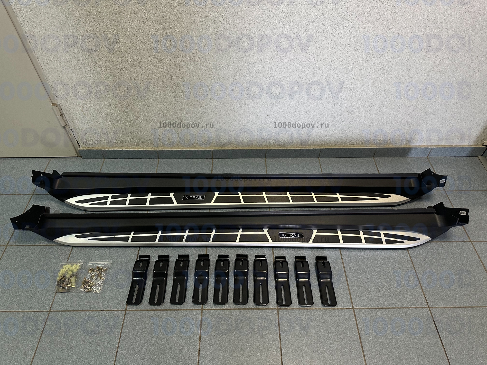 Пороги подножки на Nissan X-Trail T32 2014-н.в. — рисунок 1