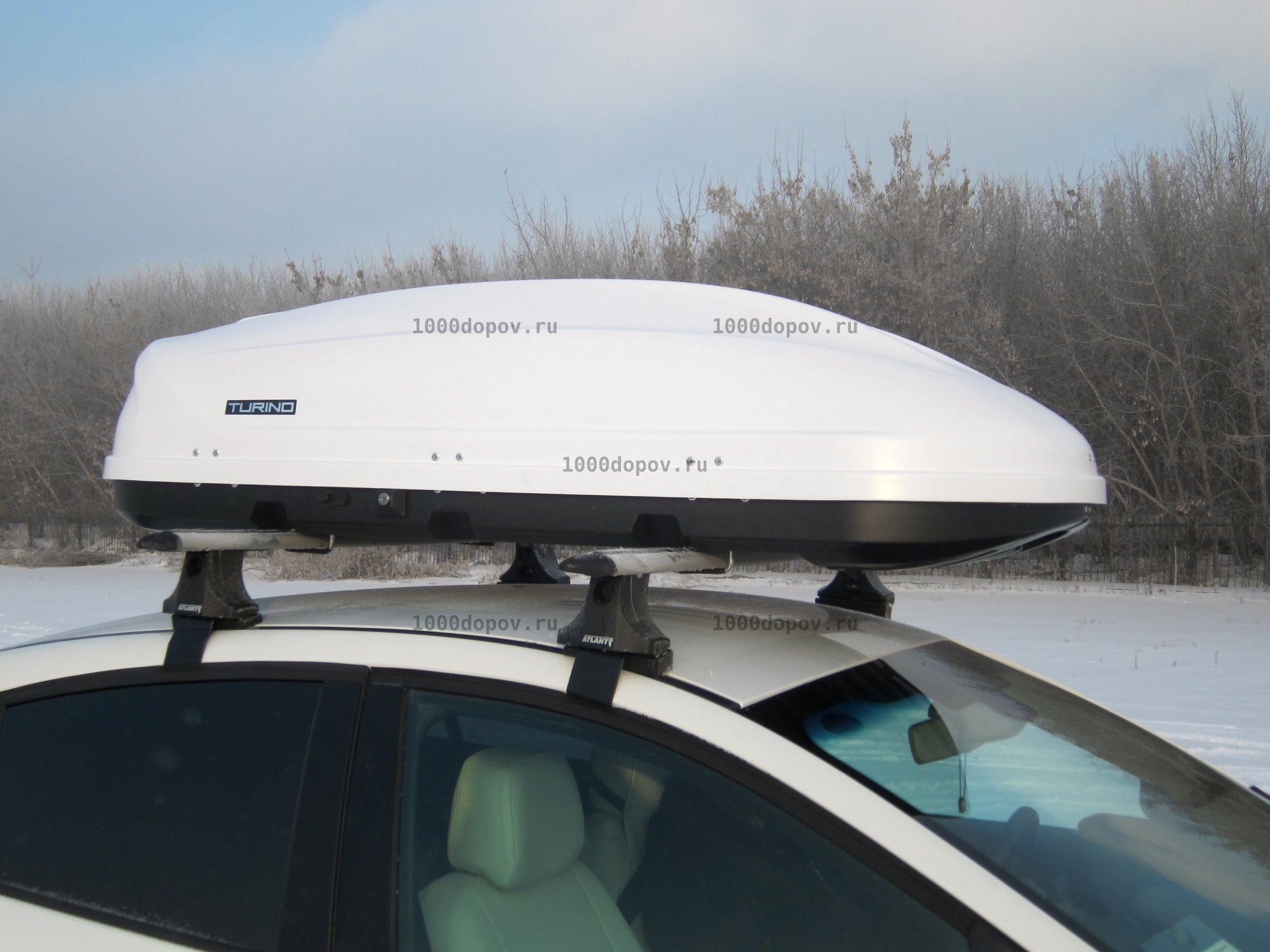 Автобокс ПТ Групп Turino 1 (410 л.) белый — рисунок 2