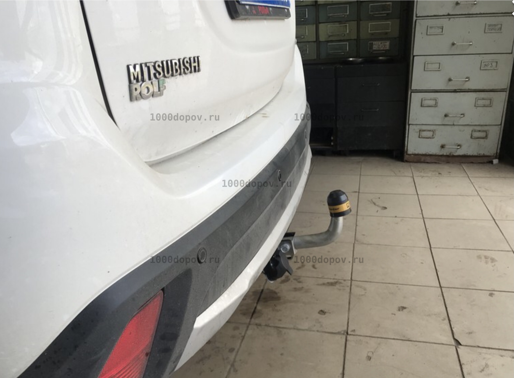 Фаркоп Motodor 91312-A Mitsubishi Outlander 2012 - 2019, 2019 - н.в. (оцинк. шар) — рисунок 19