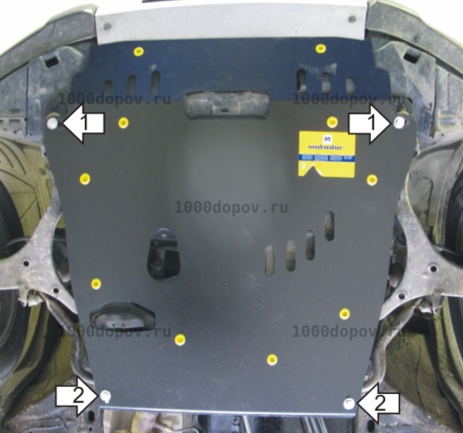 Защита Motodor 10802 Honda Element 2002-2006 (Картер,КПП) — рисунок 4