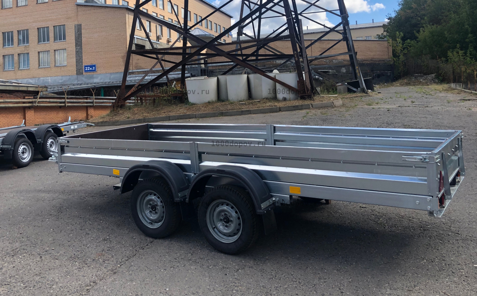 Прицеп Avtos A40P2B рессора AL-KO — рисунок 3
