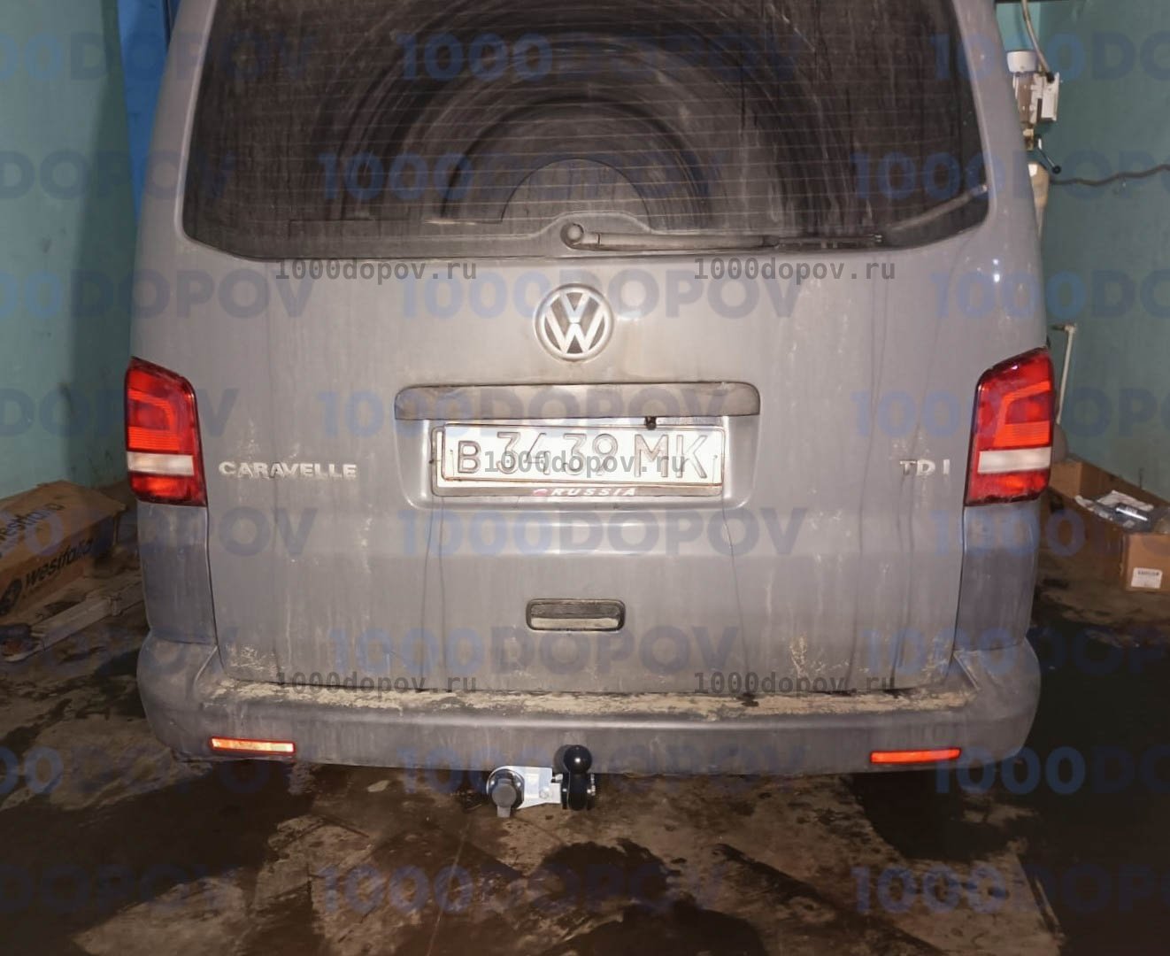Фаркоп Трейлер 9180 Volkswagen Transporter T6 2015-н.в. (кроме авто с парктроником) — рисунок 6
