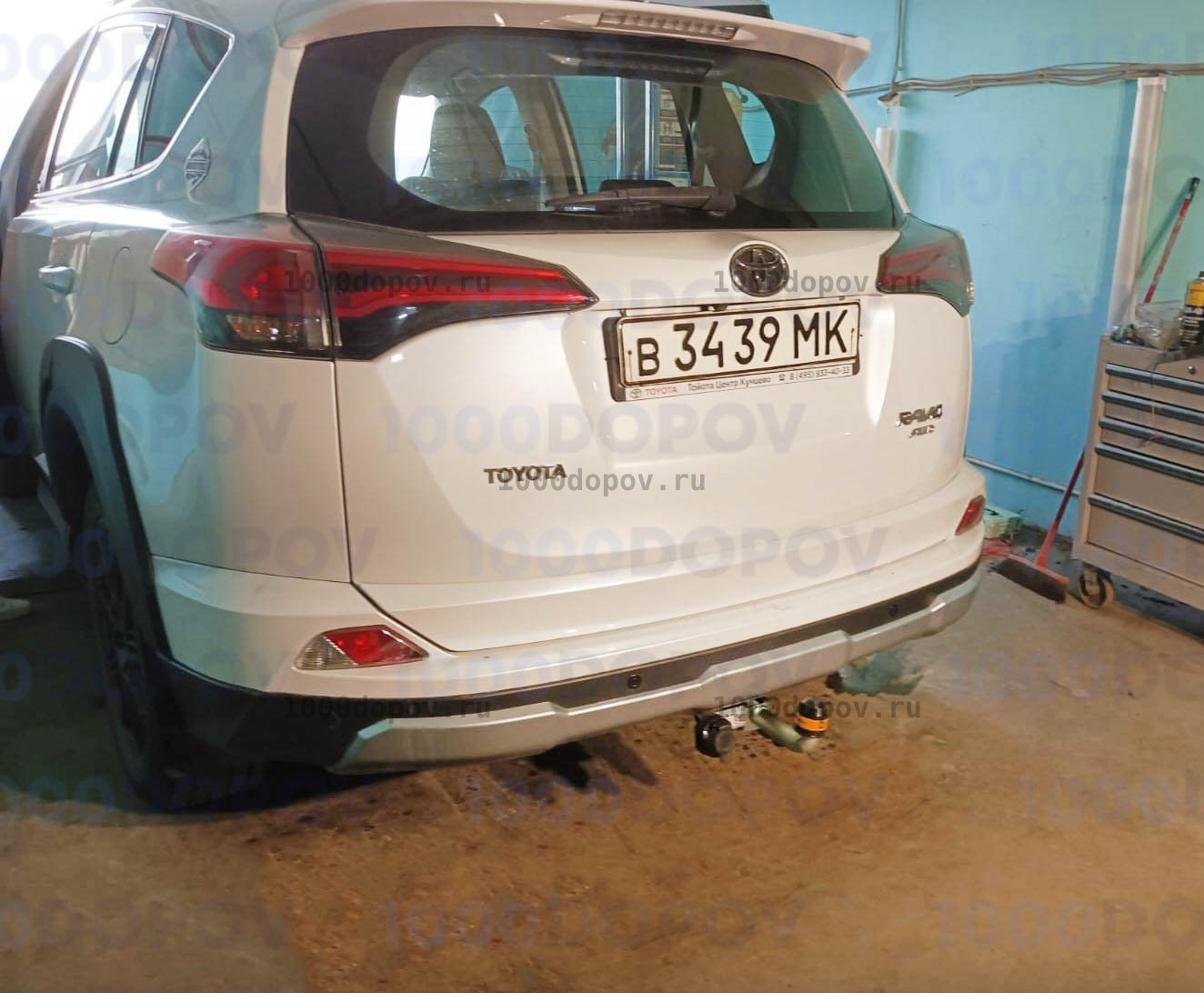 Фаркоп Motodor 92506-A Toyota Rav 4 2013-2019 (оцинк. шар) — рисунок 2