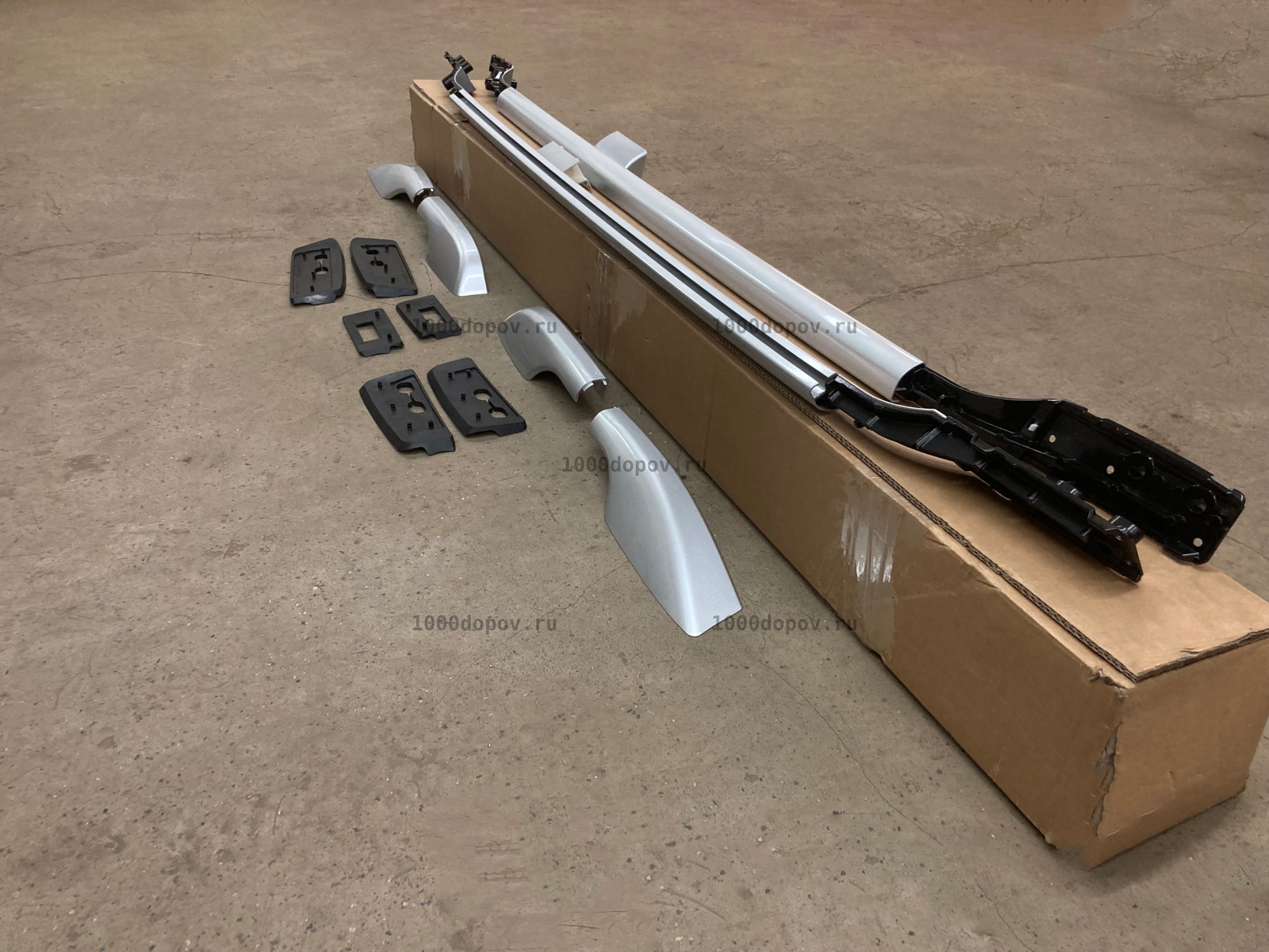 Рейлинги Toyota Land Cruiser 200 2008-н.в. серебро — рисунок 8