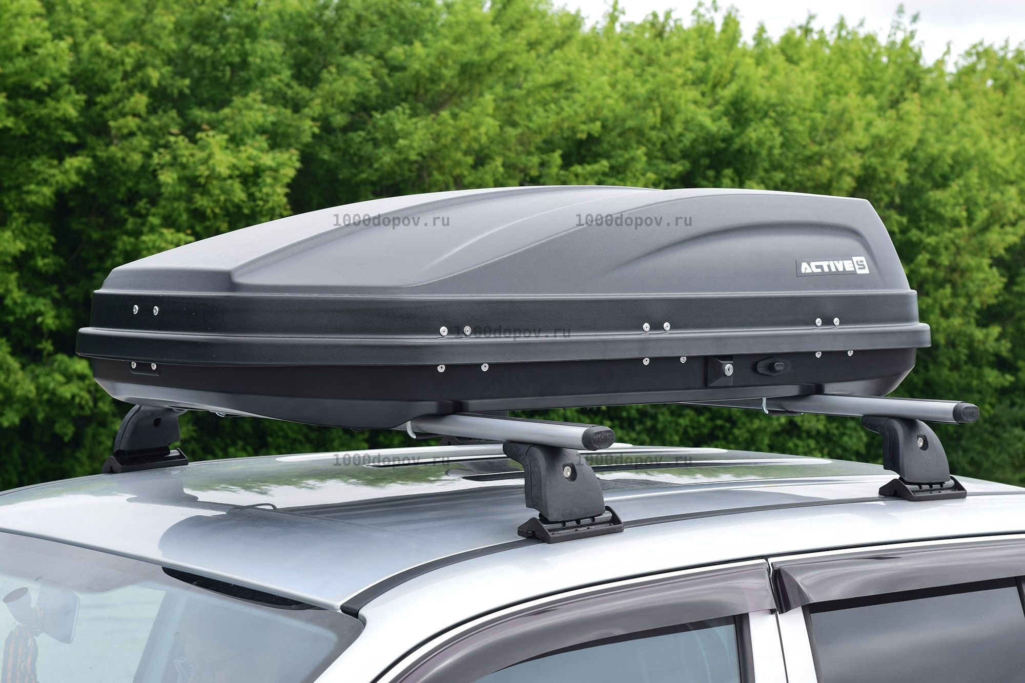 Автобокс ПТ Групп ACTIVE S (320 л.) двусторонний черный — рисунок 2