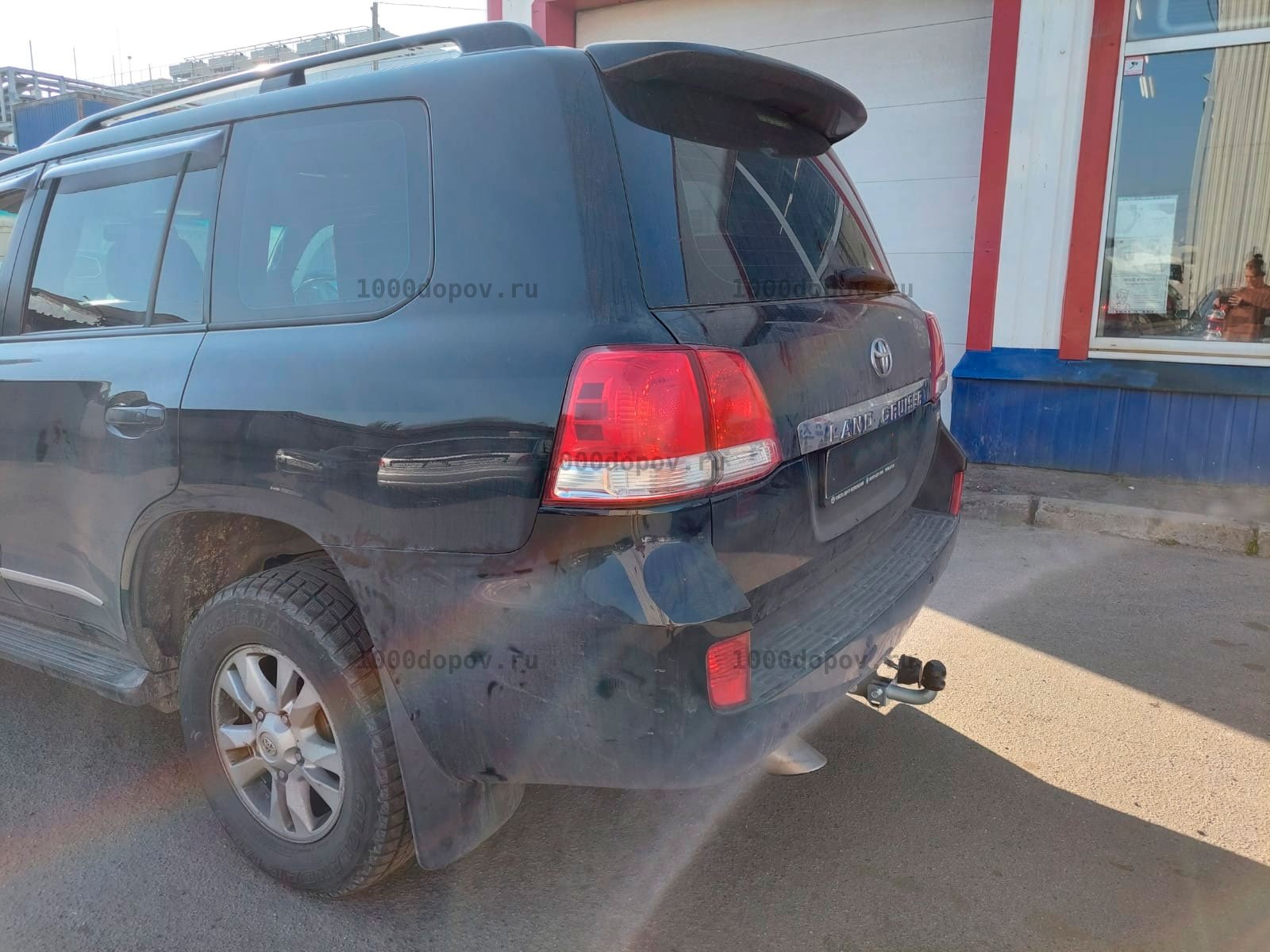 Фаркоп Motodor 92512-A Toyota Land Cruiser J200 2007-н.в. (оцинк. Шар) — рисунок 1