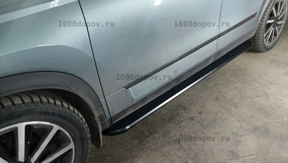 Пороги подножки на JAECOO J7 2023-н.в. Блекаут — рисунок 19
