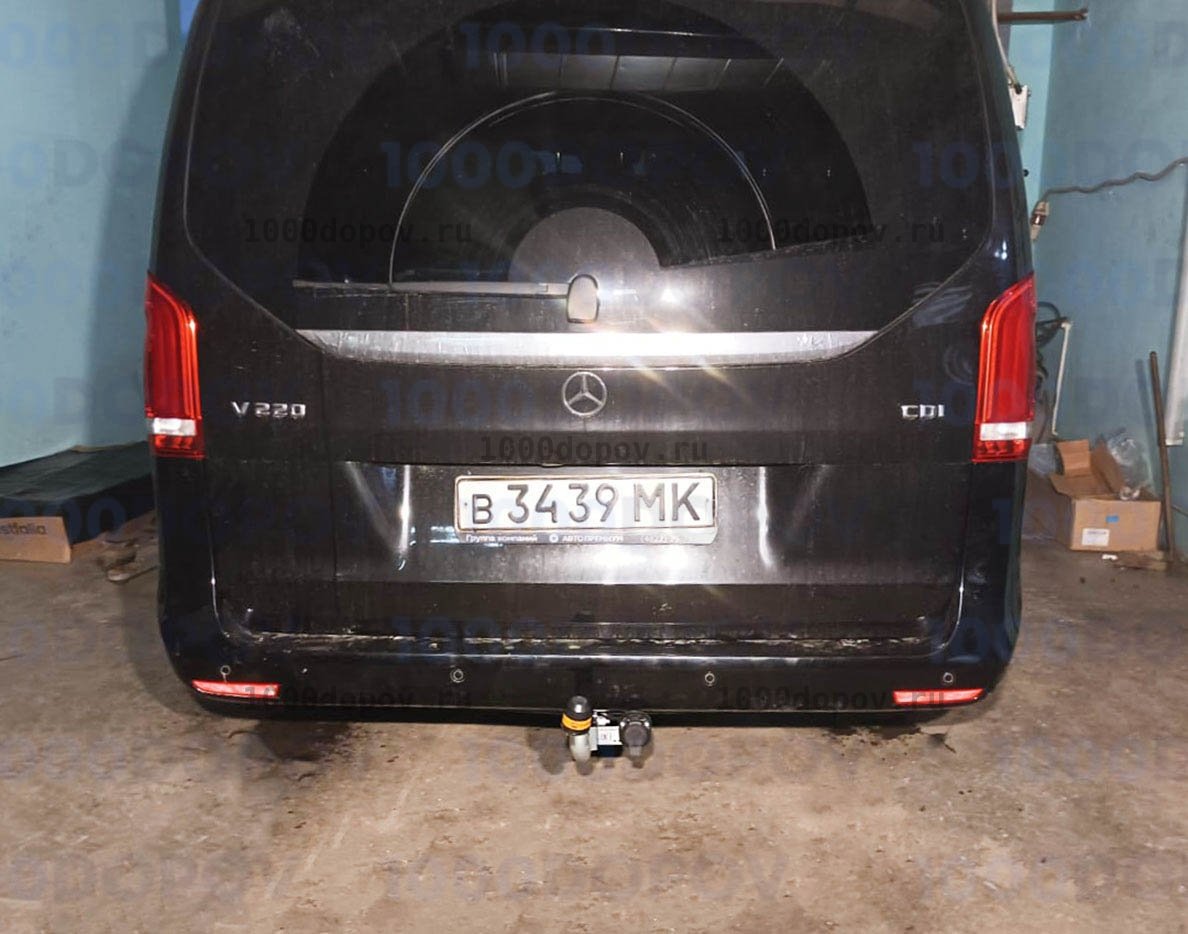 Фаркоп Motodor 91204-А Mercedes V-Class W447 2014-н.в. (оцинк. шар) — рисунок 5