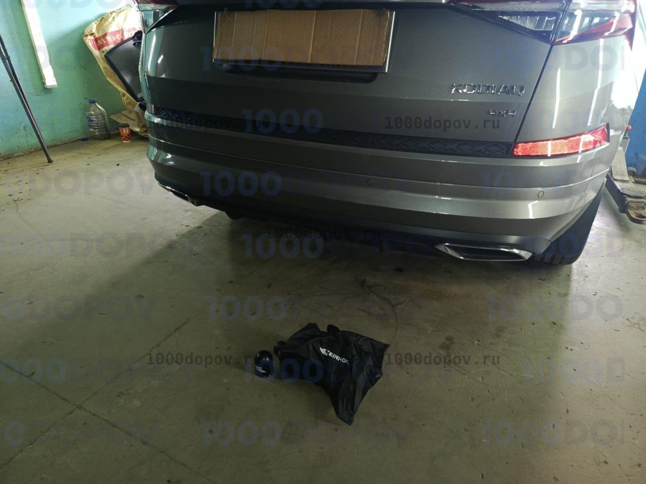 Фаркоп Steinhof S-292  Skoda Kodiaq в т.ч. AdBlue 2016-н.в. (быстросъемный) — рисунок 9