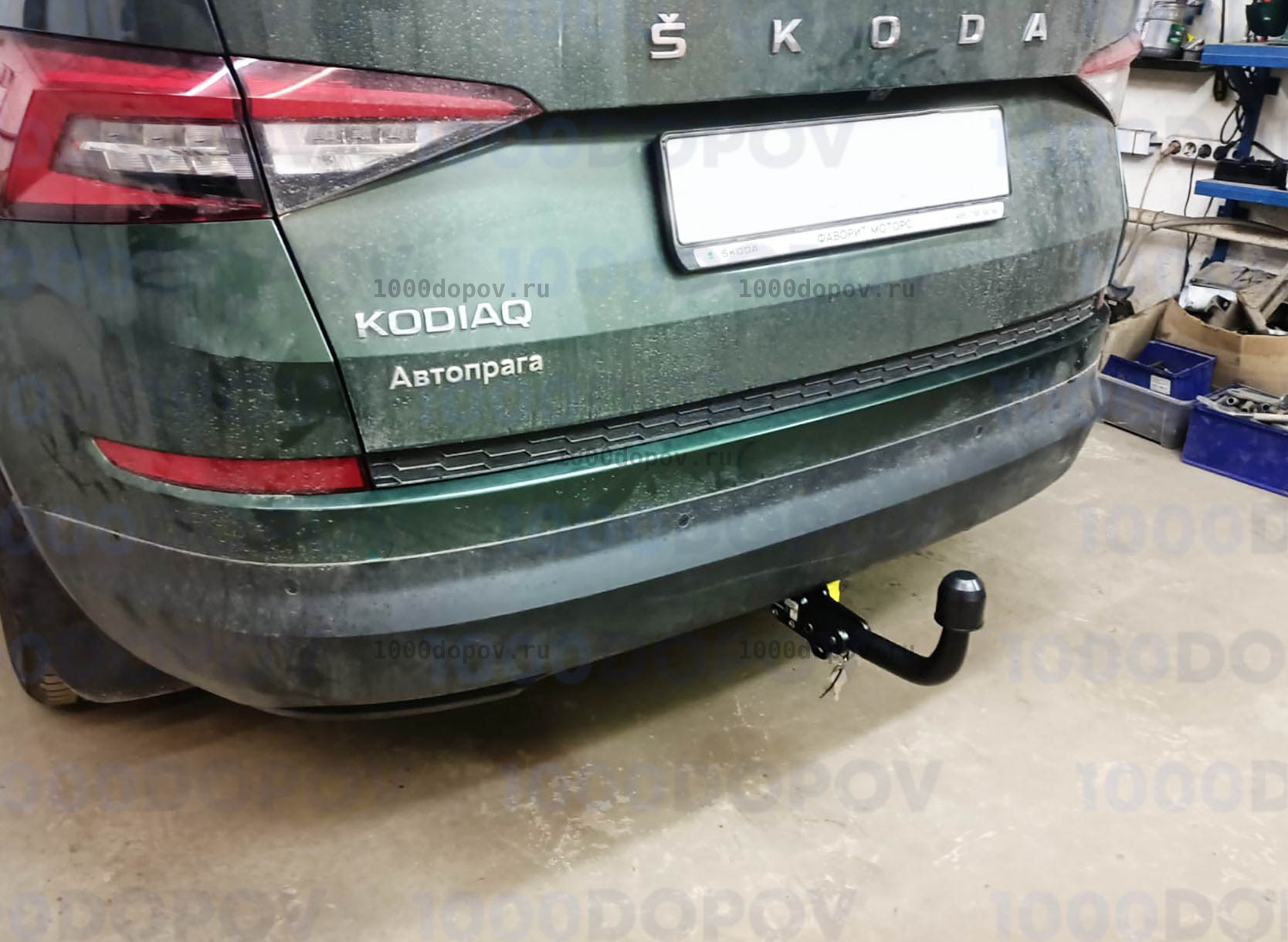 Фаркоп BERG F.5111.003 Skoda Kodiaq 2017-н.в. (быстросъемный) — рисунок 1
