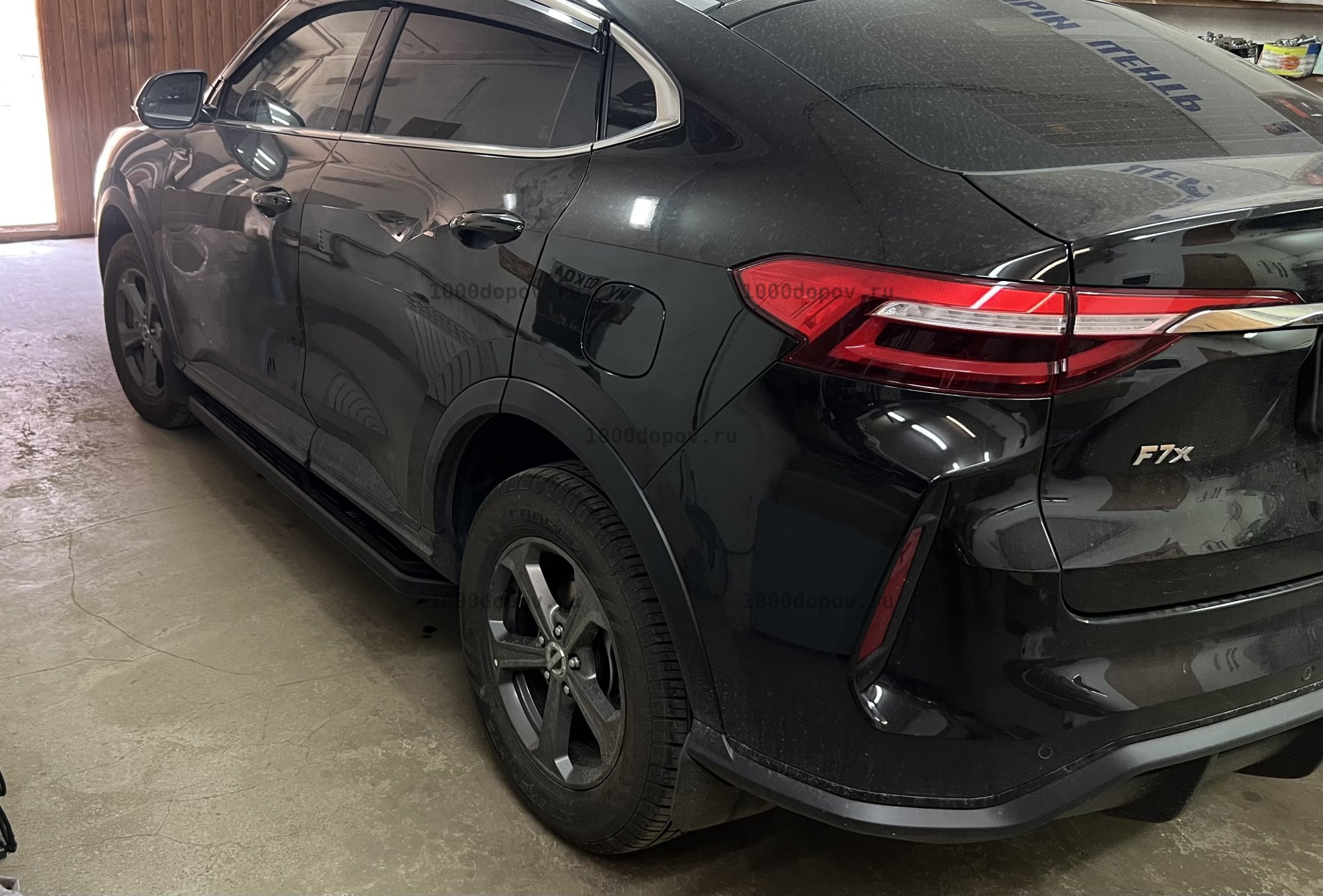Пороги подножки Haval F7 2019-2024 — рисунок 14