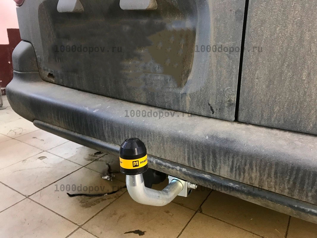 Фаркоп Motodor 91601-A Citroen Berlingo L1 4380 мм, L2 4680 мм 2008-н.в (оцинк. шар) — рисунок 1