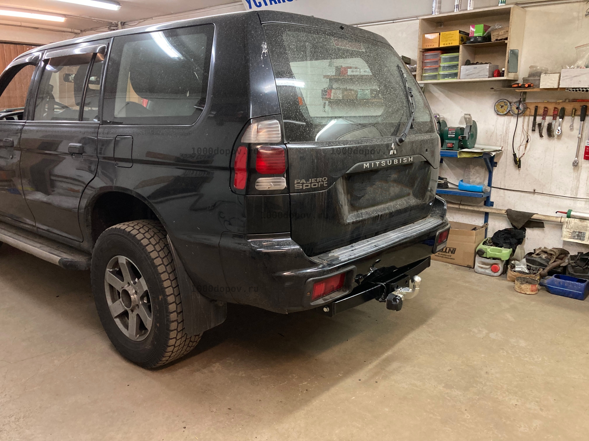 Фаркоп Leader Plus M107-F Mitsubishi Pajero Sport (K90) 1998-2008 — рисунок 1