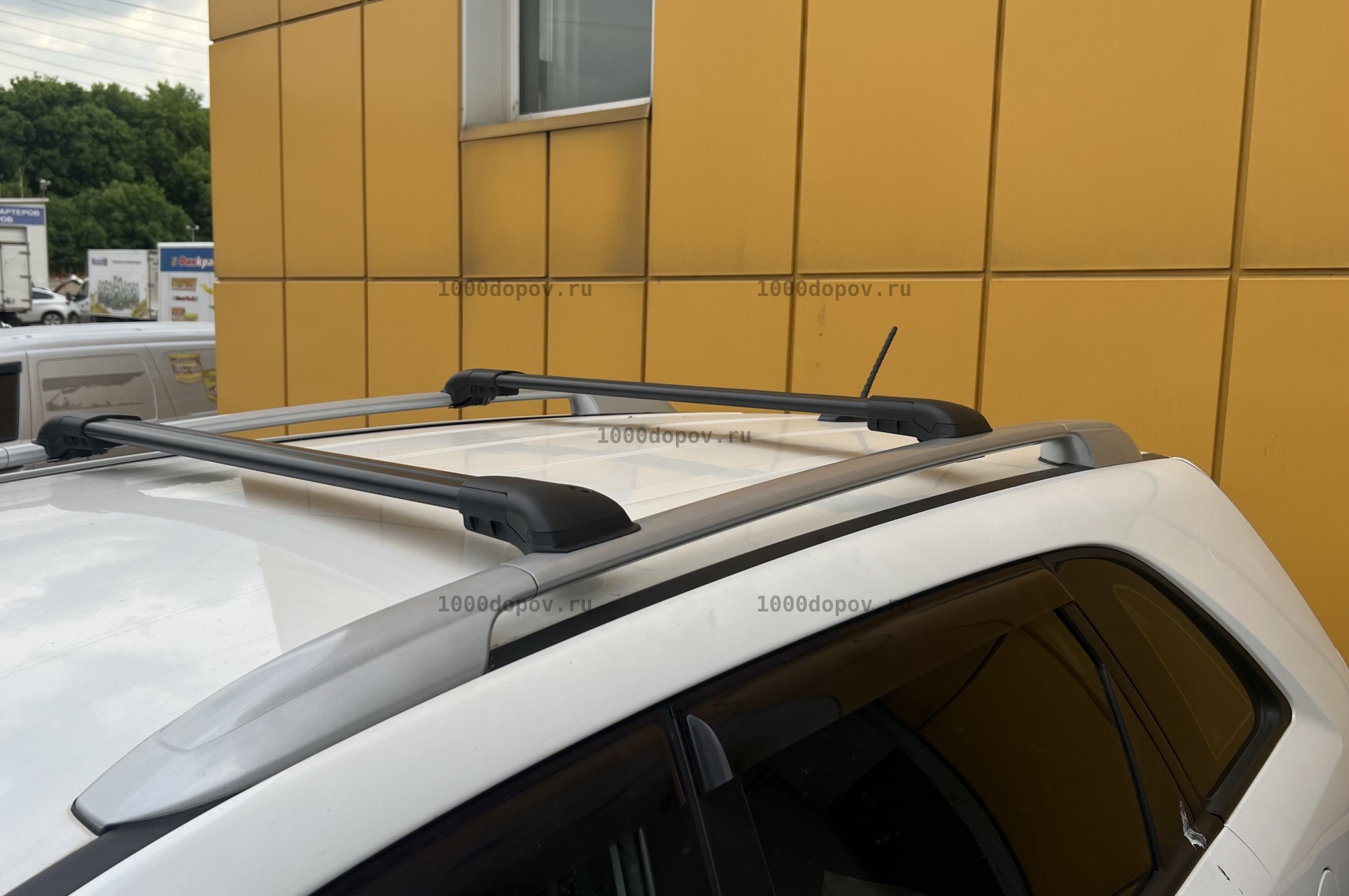 Багажник на рейлинги Kia Sorento XM 2012-2020 поперечины черный — рисунок 2