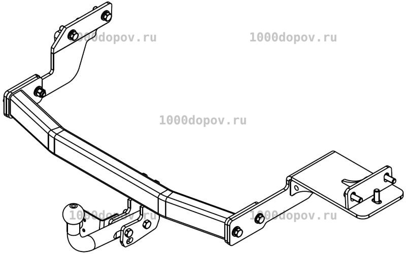 Фаркоп AVTOS HY 36 Hyundai Santa Fe 2021-2023 — рисунок 8