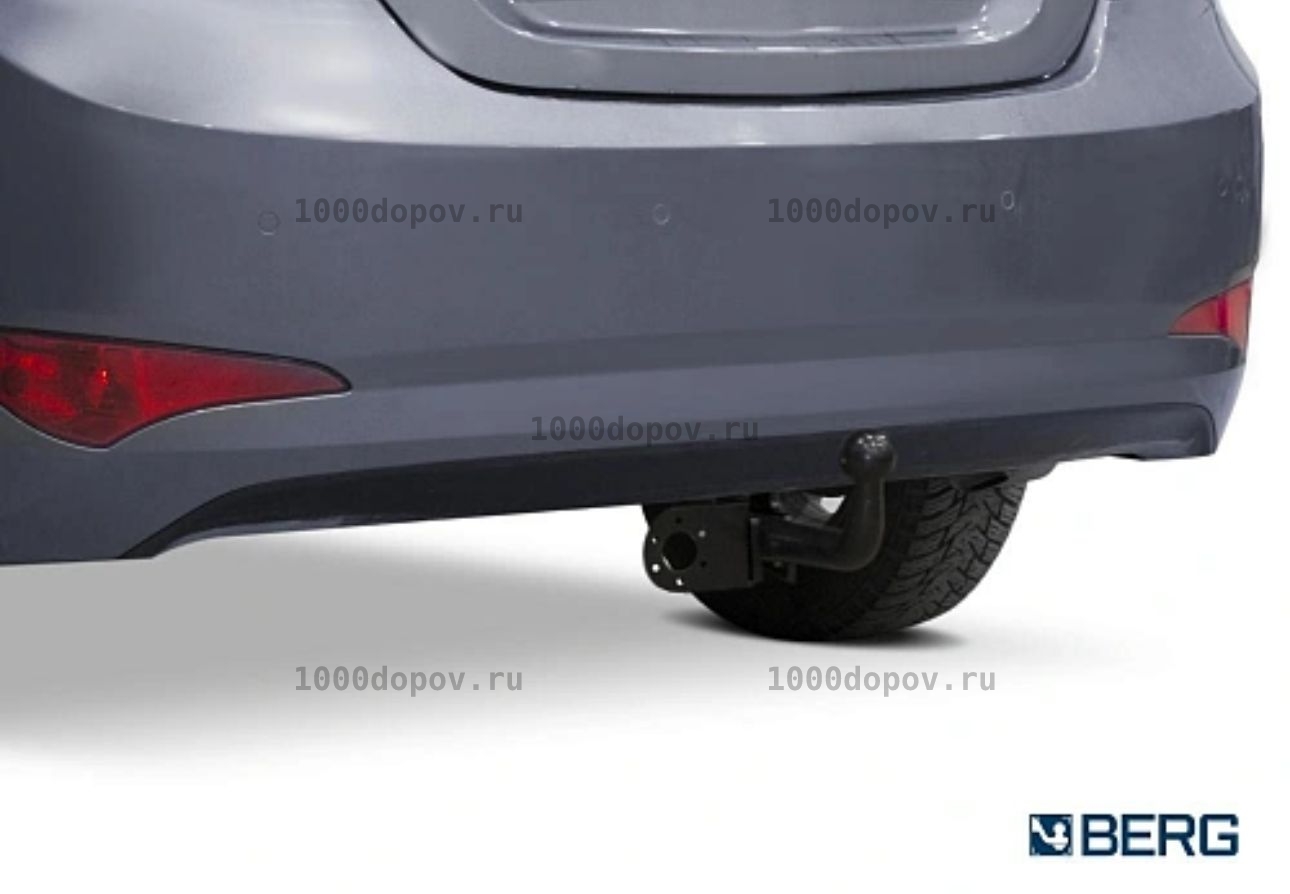 Фаркоп BERG F.2313.001 Hyundai Solaris 1 2010-2017 — рисунок 8