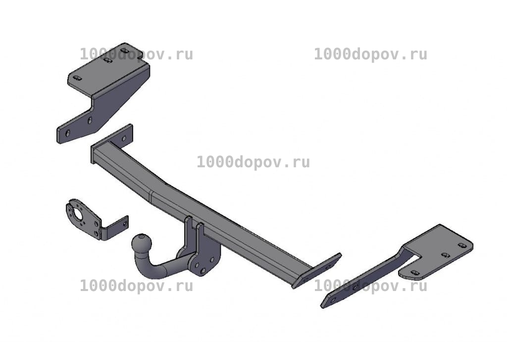 Фаркоп Трейлер 8121 Great Wall Hover H6 4WD (СС6460RМ21) 2013-н.в. — рисунок 12