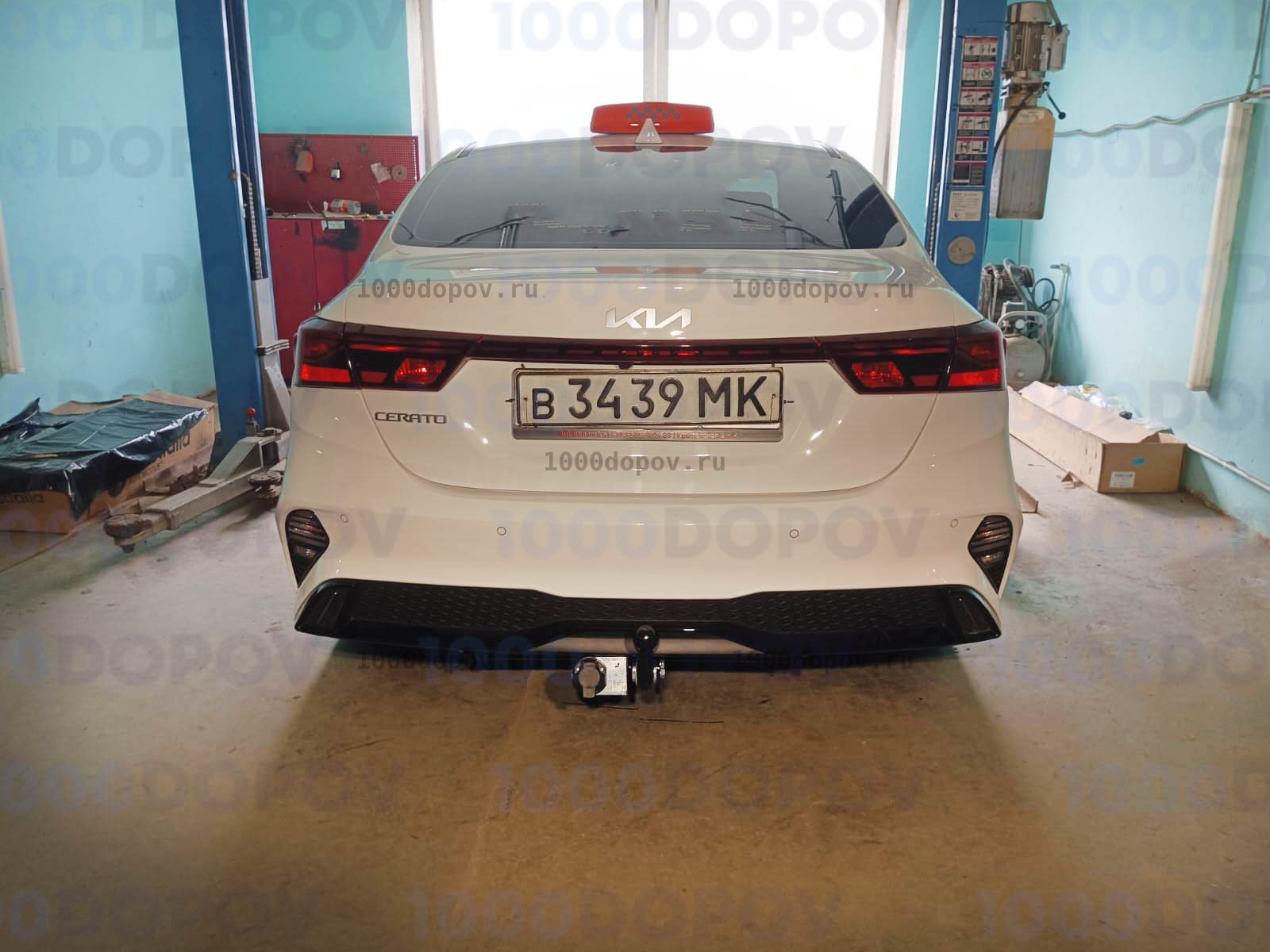 Фаркоп Leader Plus K134-A Kia Cerato IV restyle (седан) 2021 - н.в. — рисунок 3