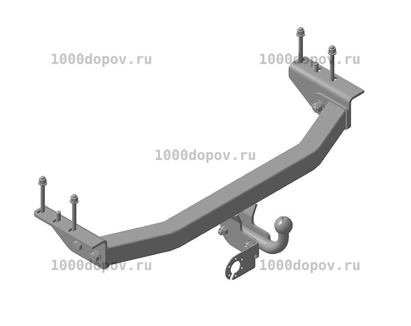 Фаркоп Avtos MI 15 Mitsubishi Pajero Sport 1998-2008 — рисунок 9