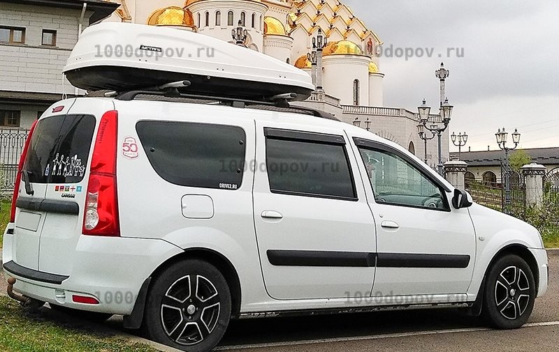 Автобокс ПТ Групп ACTIVE М (450 л.) двухсторонний белый — рисунок 2